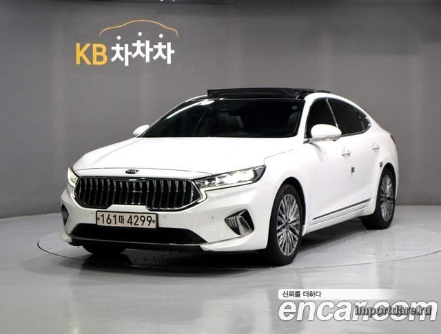 KIA K7 PREMIER HYBRID 2020 — 99 842 км, белый, Корея — под ключ — фото 1