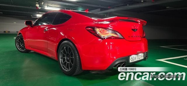 HYUNDAI GENESIS COUPE 2015 — 126 600 км, красный, Корея — под ключ — фото 2