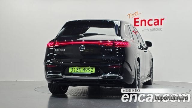 MERCEDES-BENZ EQS SUV X296 2024 — 3 023 км, чёрный, Корея — под ключ — фото 4