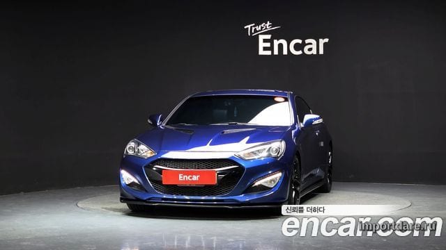 HYUNDAI GENESIS COUPE 2015 — 164 222 км, синий, Корея — под ключ — фото 3