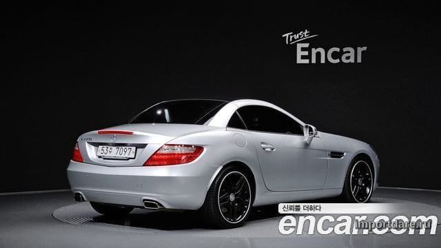 MERCEDES-BENZ SLK-CLASS 2015 — 99 019 км, серебристый, Корея — под ключ — фото 2