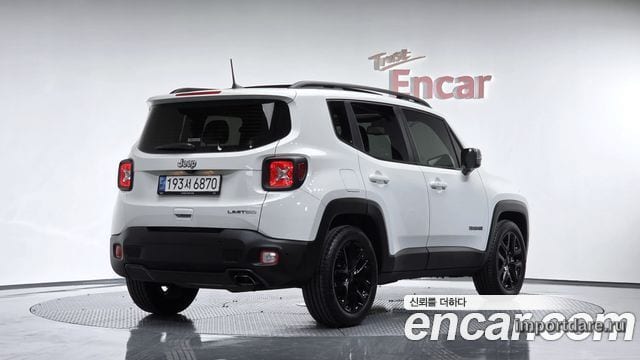 JEEP RENEGADE 2022 — 12 515 км, белый, Корея — под ключ — фото 1