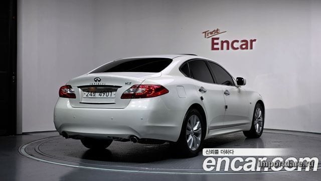 INFINITI M37 2011 — 118 087 км, белый, Корея — под ключ — фото 2