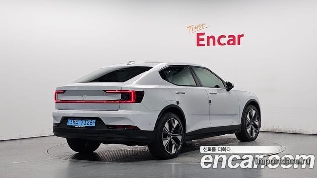 POLESTAR POLESTAR 2 2023 — 58 711 км, серебристо-серый, Корея — под ключ — фото 2