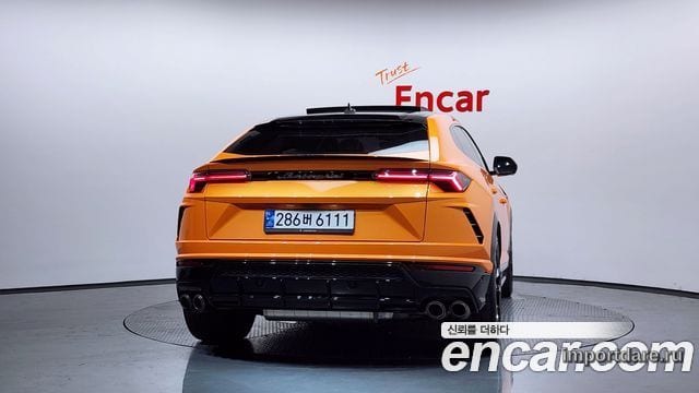 LAMBORGHINI URUS 2022 — 16 655 км, оранжевый, Корея — под ключ — фото 4