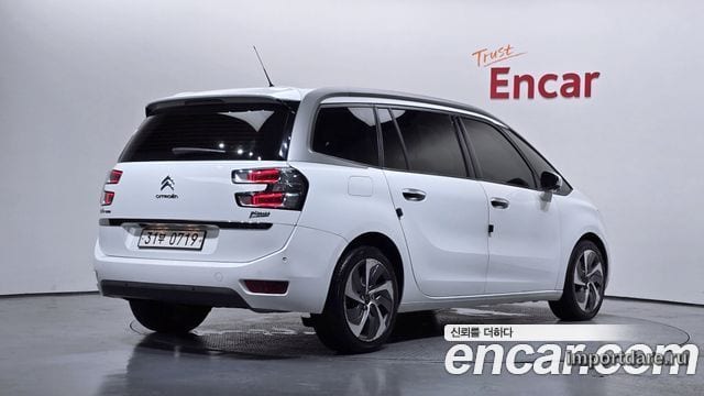 CITROEN GRAND C4 PICASSO 2015 — 166 793 км, белый, Корея — под ключ — фото 2