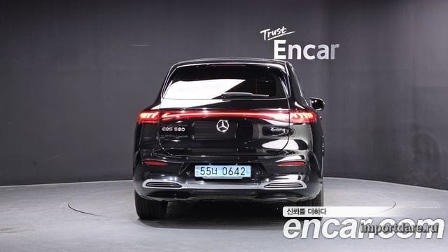 MERCEDES-BENZ EQS SUV X296 2023 — 77 791 км, чёрный, Корея — под ключ — фото 4