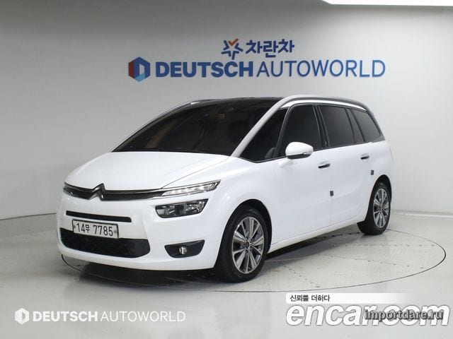 CITROEN GRAND C4 PICASSO 2015 — 163 000 км, белый, Корея — под ключ — фото 12