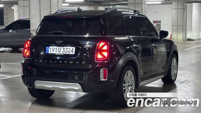 MINI COOPER COUNTRYMAN 2023 — 60 000 км, чёрный, Корея — под ключ — фото 2