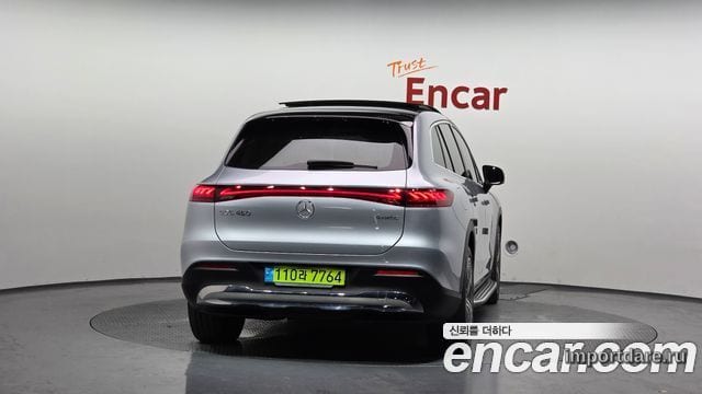 MERCEDES-BENZ EQS SUV X296 2023 — 31 953 км, серебристо-серый, Корея — под ключ — фото 4