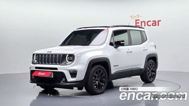 JEEP RENEGADE 2023 — 11 880 км, белый, Корея — под ключ — фото 1