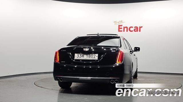 CADILLAC CT6 2018 — 97 802 км, чёрный, Корея — под ключ — фото 4