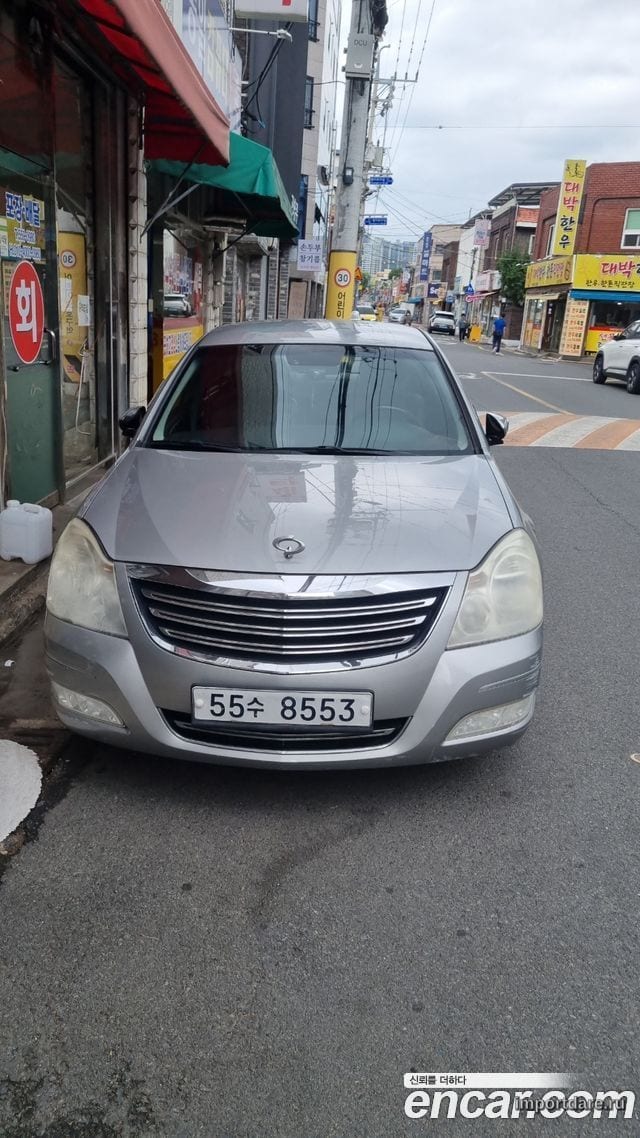RENAULT KOREA SM7 NEW ART 2008 — 239 981 км, серебристо-серый, Корея — под ключ — фото 2