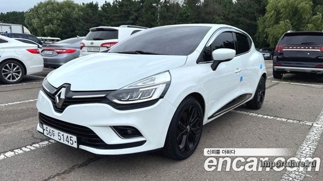 RENAULT KOREA CLIO 2018 — 153 560 км, белый, Корея — под ключ — фото 1
