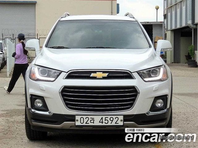 CHEVROLET CAPTIVA 2017 — 109 163 км, белый-перламутр, Корея — под ключ — фото 2