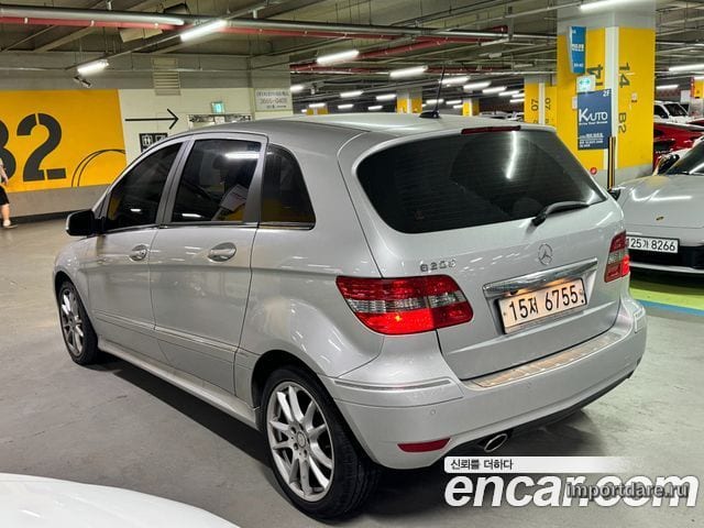 MERCEDES-BENZ B-CLASS W245 2010 — 95 866 км, серебристый, Корея — под ключ — фото 3