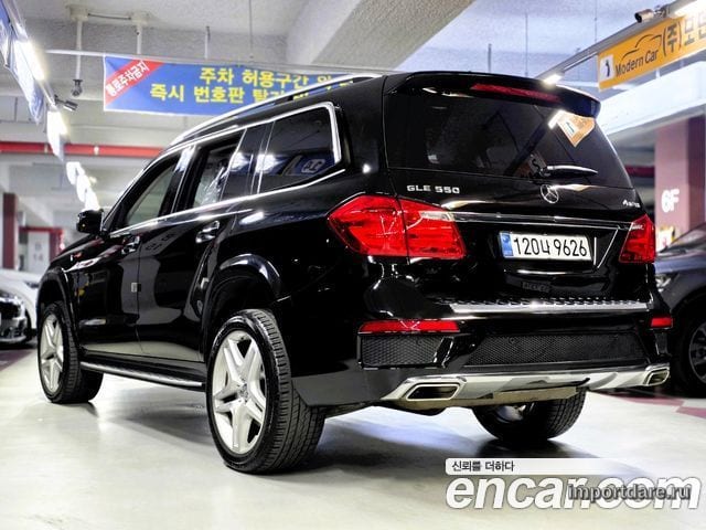 MERCEDES-BENZ GL-CLASS X166 2014 — 128 843 км, чёрный, Корея — под ключ — фото 3