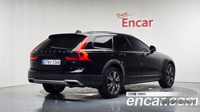 VOLVO V90 CROSS COUNTRY 2018 — 104 158 км, чёрный, Корея — под ключ — фото 2