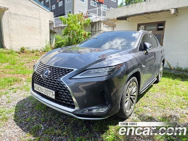 LEXUS RX450H 2022 — 33 334 км, серый, Корея — под ключ — фото 1