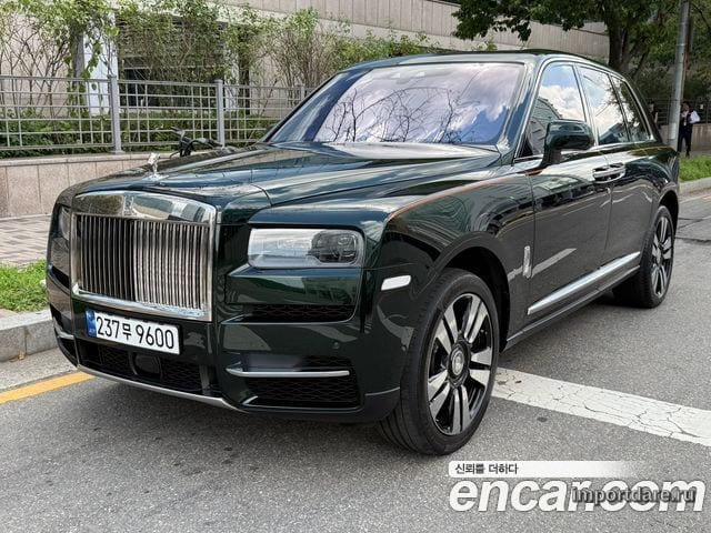 ROLLS-ROYCE CULLINAN 2023 — 15 500 км, тёмно-зелёный, Корея — под ключ — фото 1