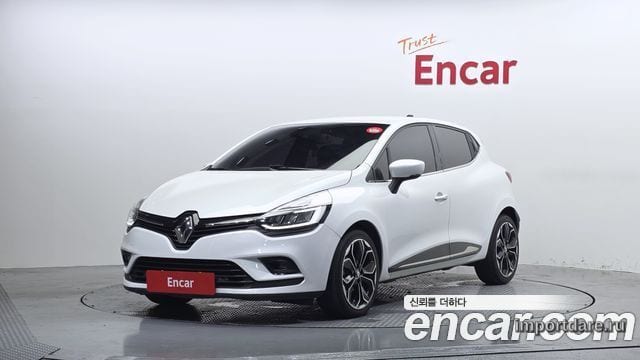 RENAULT KOREA CLIO 2018 — 42 289 км, белый, Корея — под ключ — фото 1