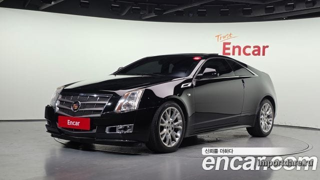 CADILLAC CTS 2011 — 142 308 км, чёрный, Корея — под ключ — фото 1