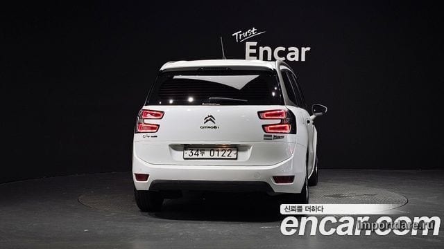 CITROEN GRAND C4 PICASSO 2016 — 132 076 км, белый, Корея — под ключ — фото 4
