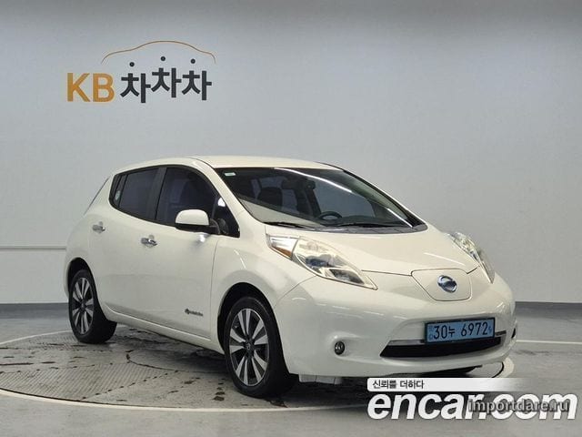NISSAN LEAF 2016 — 70 428 км, белый, Корея — под ключ — фото 4