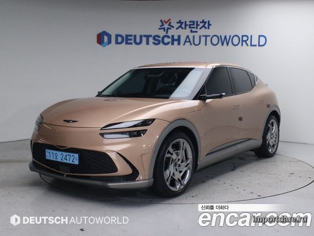 GENESIS GV60 2023 — 58 970 км, светло-золотистый, Корея — под ключ — фото 1