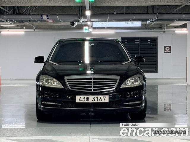 MERCEDES-BENZ S-CLASS W221 2012 — 179 500 км, чёрный, Корея — под ключ — фото 3