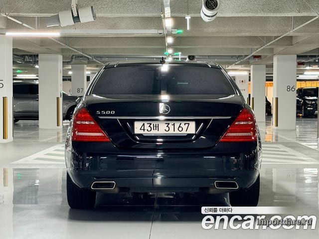 MERCEDES-BENZ S-CLASS W221 2012 — 179 500 км, чёрный, Корея — под ключ — фото 4