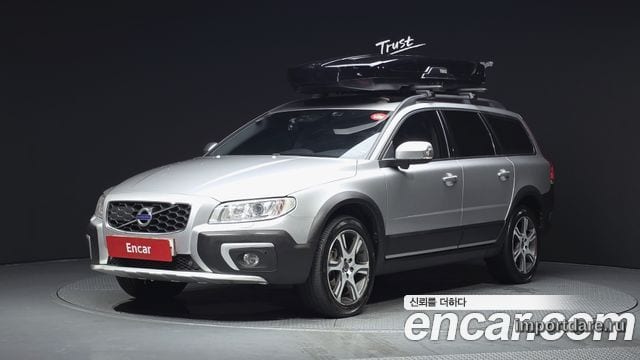 VOLVO XC70 2015 — 253 925 км, серебристый, Корея — под ключ — фото 1