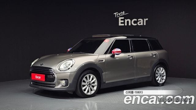 MINI COOPER D CLUBMAN 2017 — 223 410 км, светло-золотистый, Корея — под ключ — фото 1