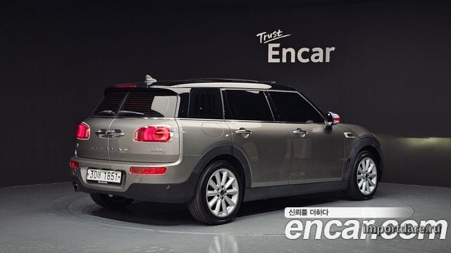 MINI COOPER D CLUBMAN 2017 — 223 410 км, светло-золотистый, Корея — под ключ — фото 2