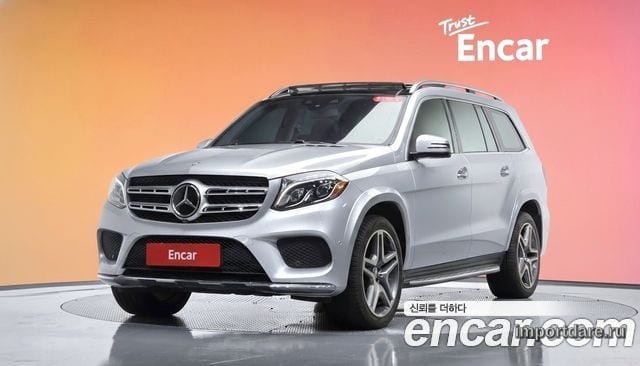 MERCEDES-BENZ GLS-CLASS X166 2017 — 129 270 км, серебристый, Корея — под ключ — фото 2