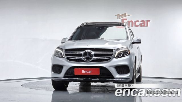 MERCEDES-BENZ GLS-CLASS X166 2017 — 129 270 км, серебристый, Корея — под ключ — фото 3