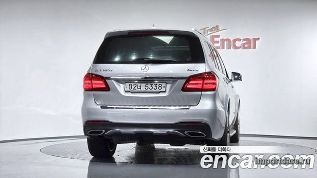 MERCEDES-BENZ GLS-CLASS X166 2017 — 129 270 км, серебристый, Корея — под ключ — фото 4