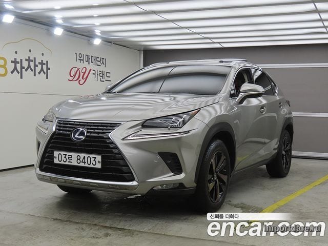 LEXUS NX300H 2018 — 118 597 км, серебристо-серый, Корея — под ключ — фото 1