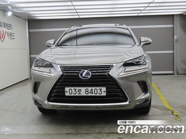 LEXUS NX300H 2018 — 118 597 км, серебристо-серый, Корея — под ключ — фото 2