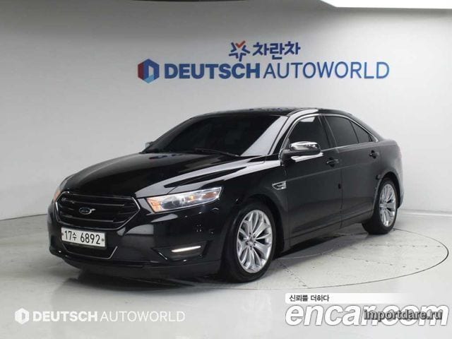 FORD TAURUS 2014 — 93 933 км, чёрный, Корея — под ключ — фото 1