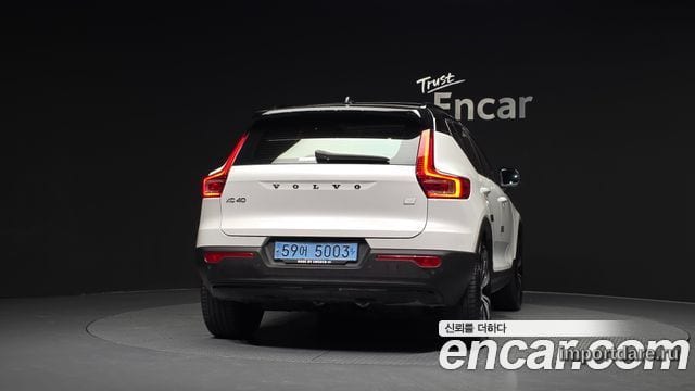 VOLVO XC40 RECHARGE 2022 — 34 337 км, белый, Корея — под ключ — фото 4
