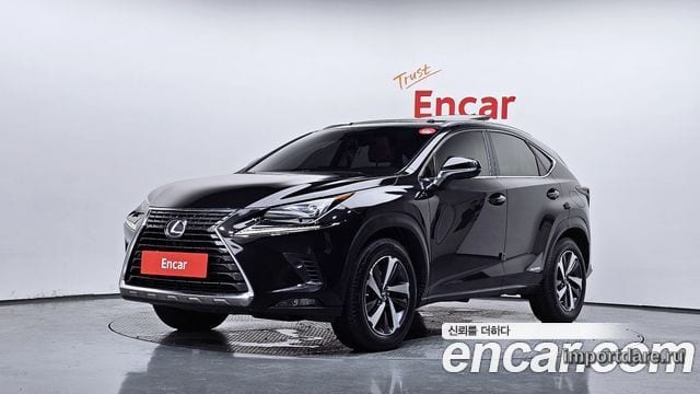 LEXUS NX300H 2018 — 121 256 км, чёрный, Корея — под ключ — фото 1
