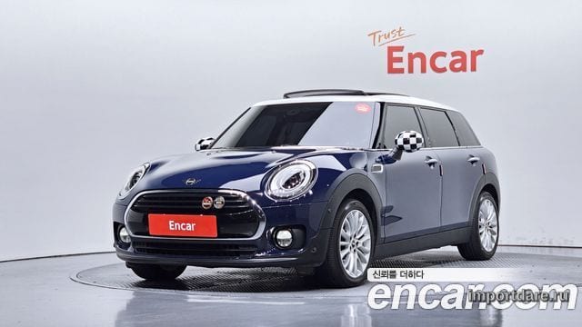 MINI COOPER CLUBMAN 2019 — 48 697 км, синий, Корея — под ключ — фото 1