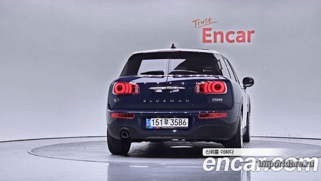 MINI COOPER CLUBMAN 2019 — 48 697 км, синий, Корея — под ключ — фото 4