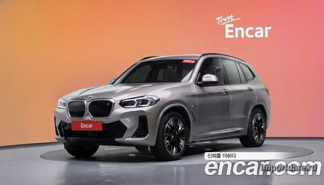 BMW IX3 2024 — 36 325 км, светло-золотистый, Корея — под ключ — фото 2