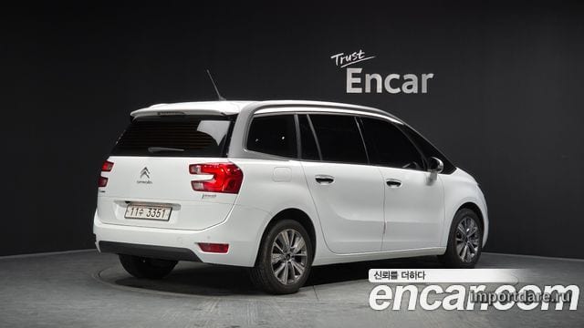 CITROEN GRAND C4 PICASSO 2015 — 84 490 км, белый, Корея — под ключ — фото 2