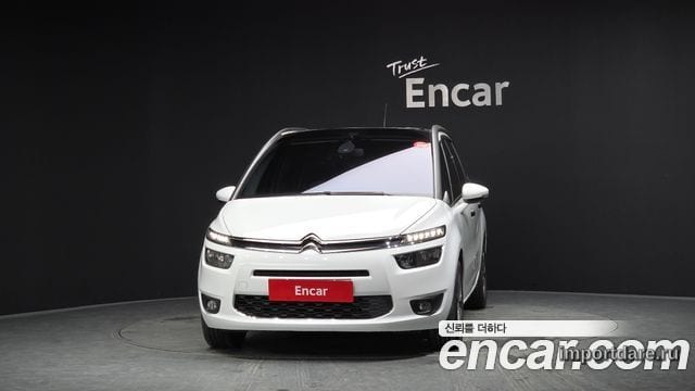 CITROEN GRAND C4 PICASSO 2015 — 84 490 км, белый, Корея — под ключ — фото 3