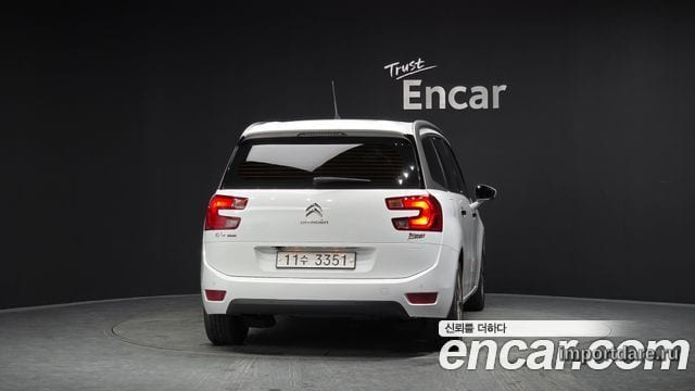 CITROEN GRAND C4 PICASSO 2015 — 84 490 км, белый, Корея — под ключ — фото 4