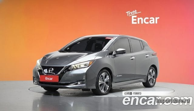 NISSAN LEAF 2019 — 91 225 км, серый, Корея — под ключ — фото 2