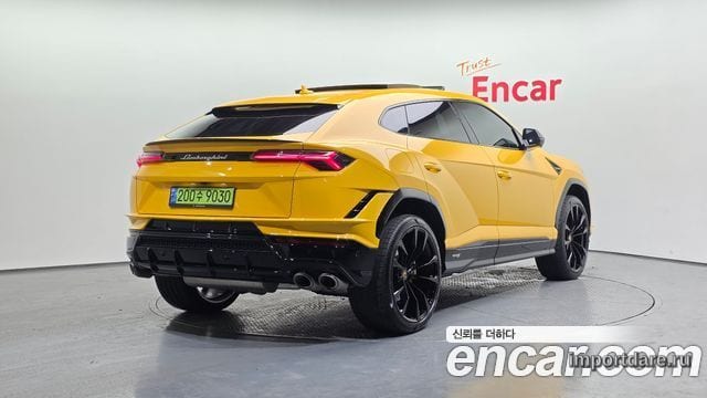 LAMBORGHINI URUS 2024 — 12 488 км, жёлтый, Корея — под ключ — фото 2